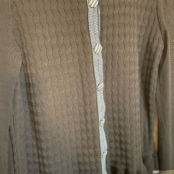 Grace Dane Lewis Button Down Sweater - Size M - Picture 4 of 12